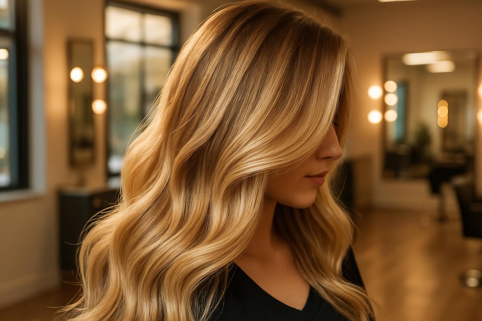 Balayage result at Glow and Co