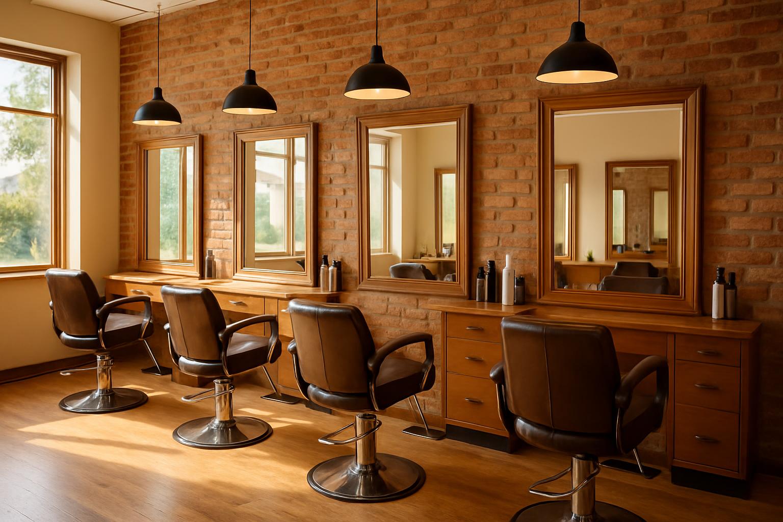 Salon website example